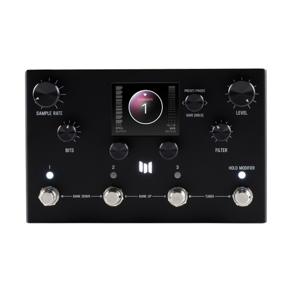 Meris Ottobit X Modular Degradation Texture Engine Pedal, Black 