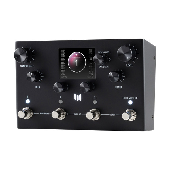 Meris Ottobit X Modular Degradation Texture Engine Pedal, Black 