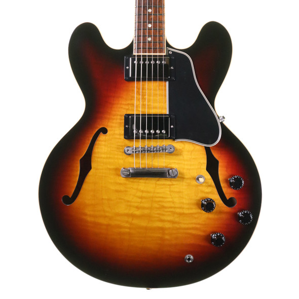 Gibson ES-335 Dot Semi-Hollow Electric Guitar, Sunburst with Hard Case (pre-owned)