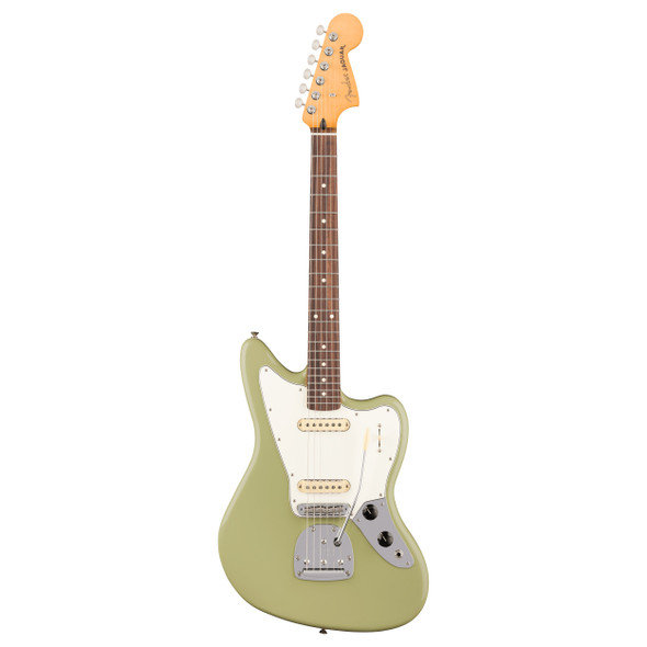 Fender Player II Jaguar Electric Guitar, Birch Green, Rosewood 