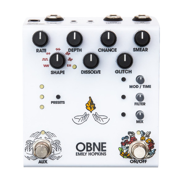 Old Blood Noise Endeavors Parting Glitch Delay Pedal, White 