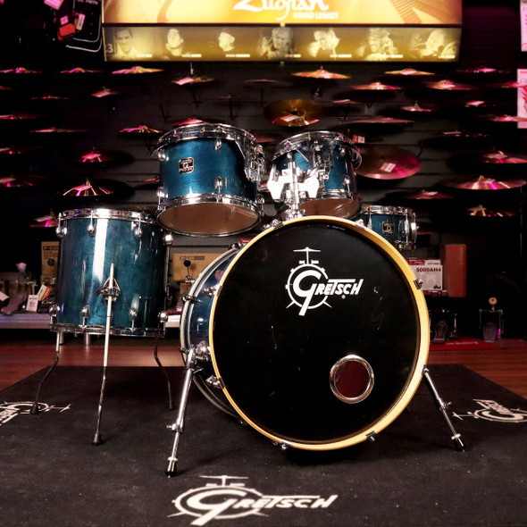 Gretsch Catalina Birch 5 Piece Shell Pack, Caribbean Blue (pre-owned)