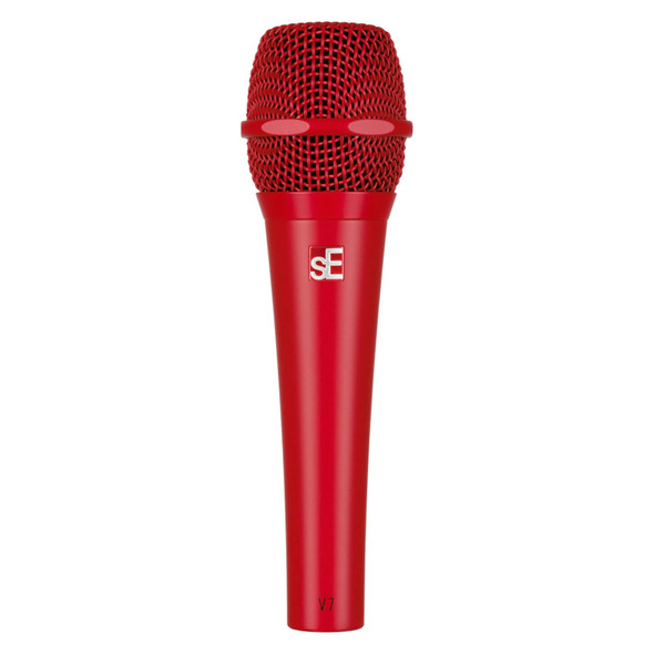 SE Electronics V7 RED Handheld Dynamic Microphone, Red 