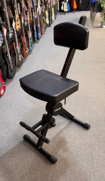 QuikLok DX749 Height Adjustable Musicians Stool w/ Backrest & Footrest (pre-owned)