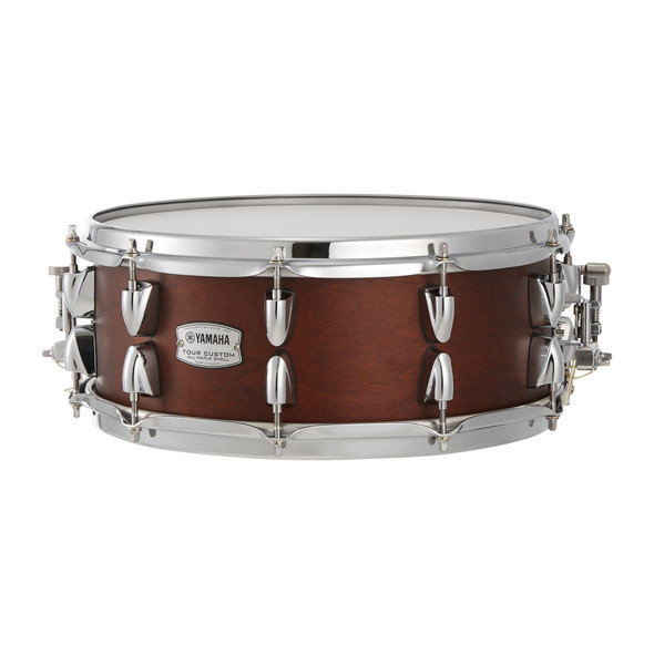 Yamaha Tour Custom 14 x 5.5 Inch Snare Drum, Chocolate Stain 