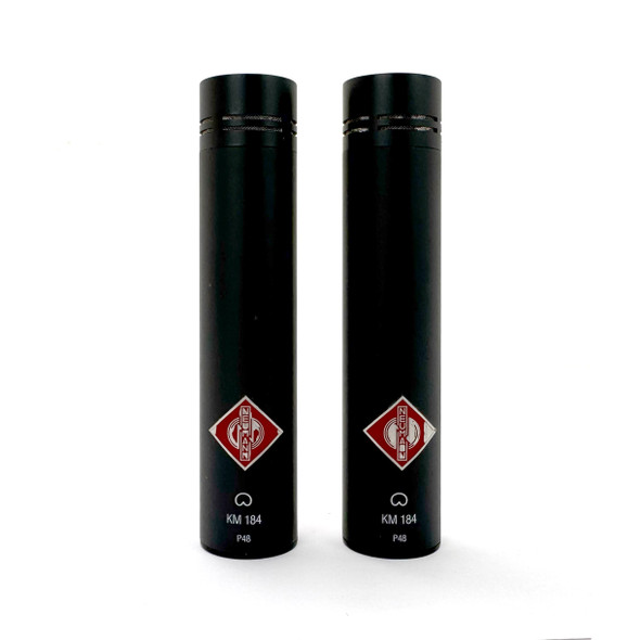Neumann KM184 Condenser Microphones, Pair (pre-owned)