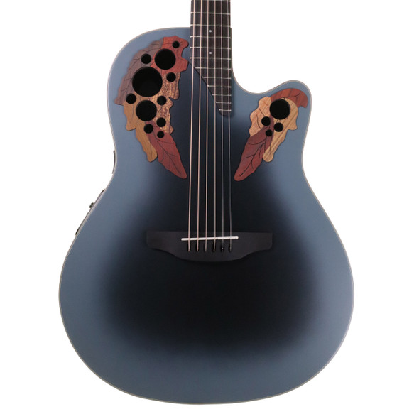 Ovation CE-44-RBB-G Celebrity Elite Electro Acoustic Guitar, Reversed Blueburst with Gig Bag (pre-owned)