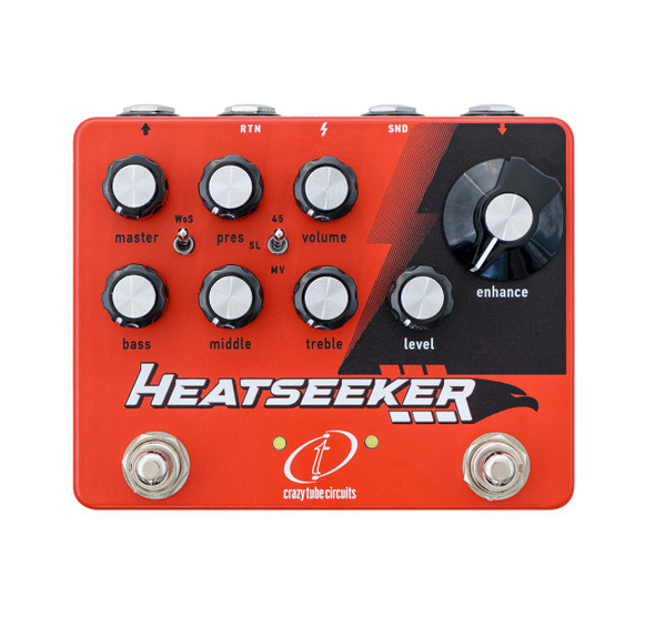 Crazy Tube Circuits Heatseeker Preamp-Enhancer Effects Pedal 