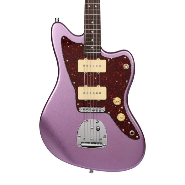 Patina PJ-3 PP Electric Guitar, Purple 