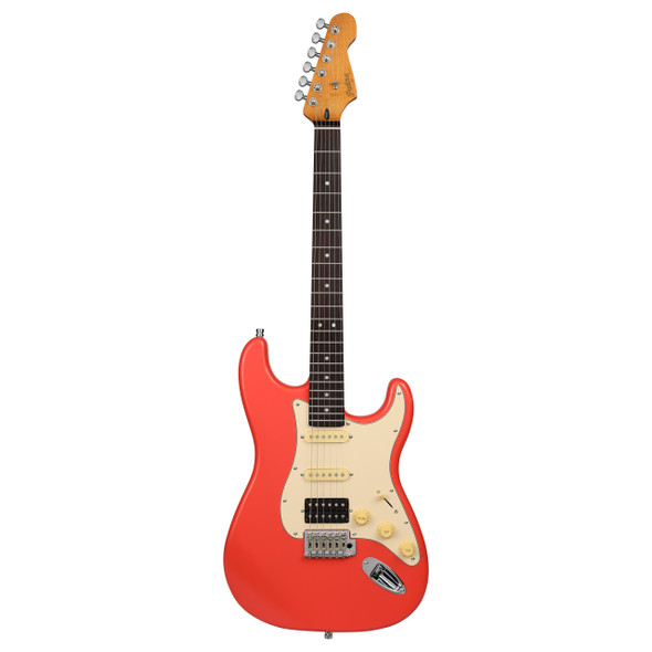 Patina PS-4 FRD Electric Guitar, Fiesta Red 