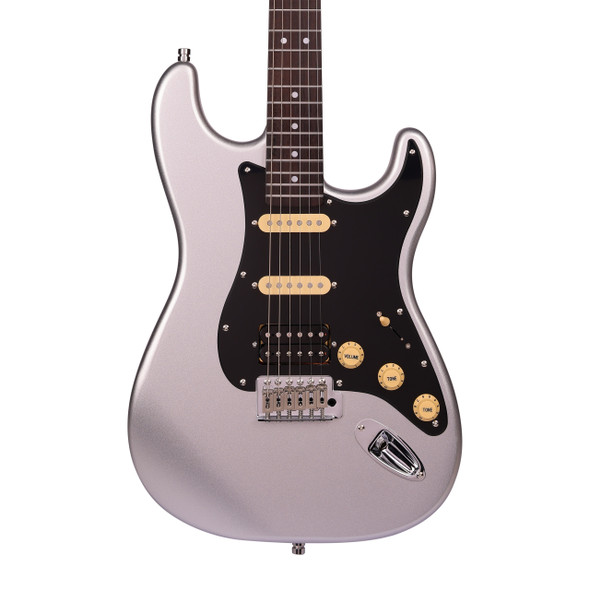 Patina PS-4 SL Electric Guitar, Silver 