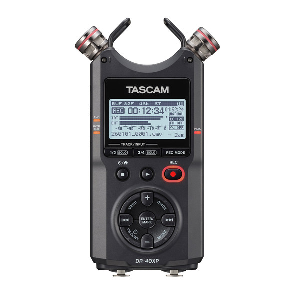 Tascam DR-40XP Portable Handheld Field Recorder 