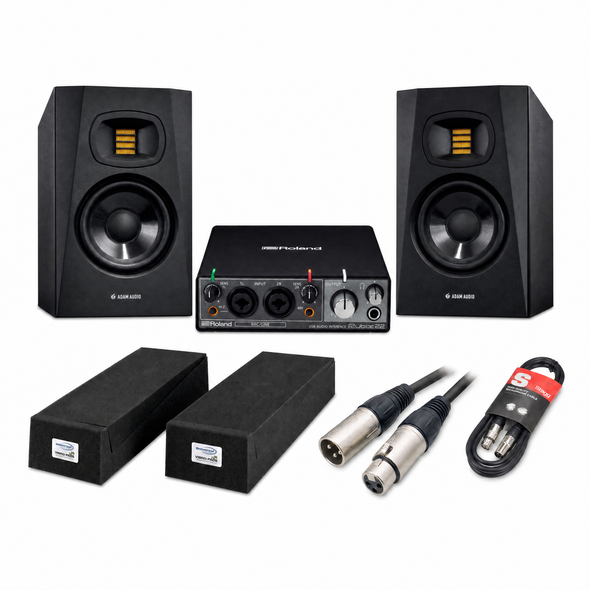 Roland RUBIX 22 and Adam Audio Interface and Monitor Bundle 