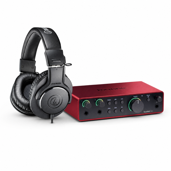Focusrite Scarlett 2i2 Recording Starter Pack 