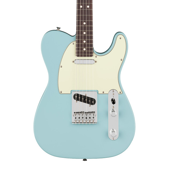 Fender 75th Anniversary Player II Telecaster Electric Guitar, Daphne Blue, RW 