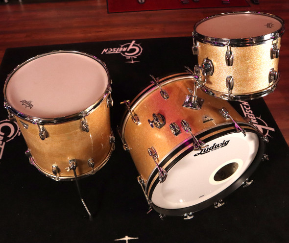 Ludwig Standard 1968 Drum Kit Shell Pack Silver Mist (pre-owned)
