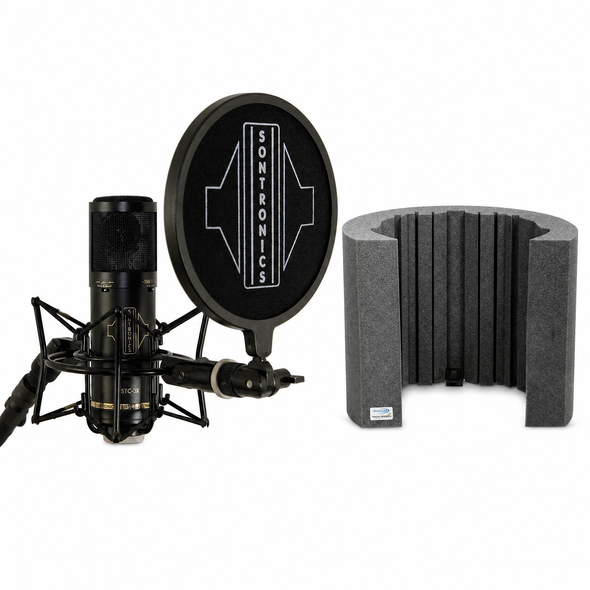 Sontronics STC-3X Pack Condenser Microphone with Vocal Screen 