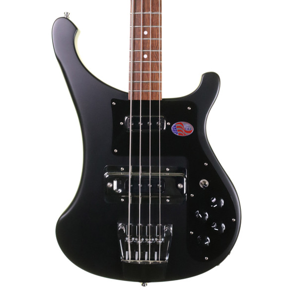 Rickenbacker 4003S MBL Bass Guitar, Matt Black with Hard Case (Pre-Owned) (pre-owned)