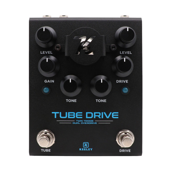 Keeley Tube Drive Twin Triode Dual Overdrive Effects Pedal 