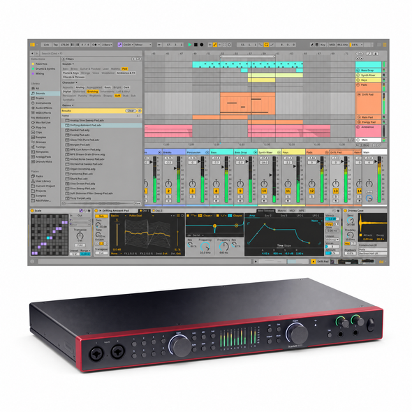 Focusrite Scarlett 18i20 (4th Gen) with Ableton Live 12 Standard 