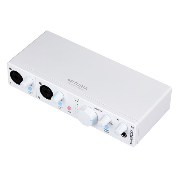 Arturia MiniFuse 2 Audio Interface, White with Ableton Live 12 Standard 
