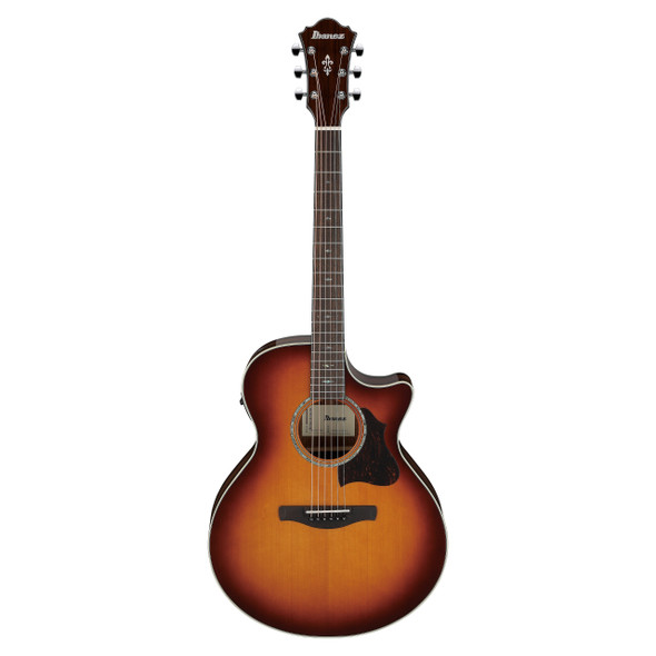 Ibanez AE160-VMS Electro-Acoustic Guitar, Vintage Mahogany Sunburst High Gloss 