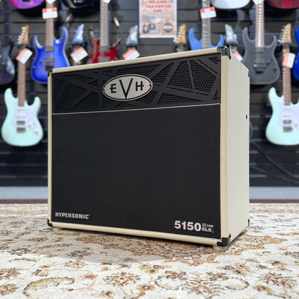 EVH 5150 III Hypersonic 6L6 Combo Guitar Amp, Ivory (pre-owned)