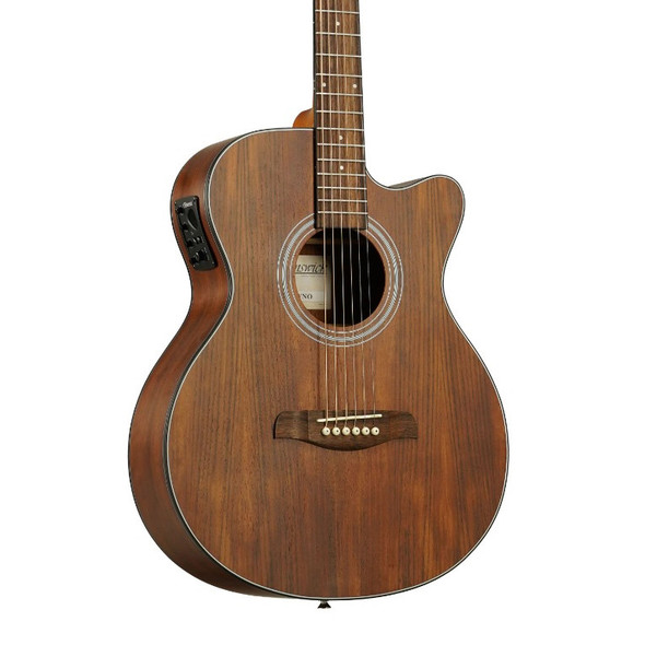 Brunswick BTK30WNO Grand Auditorium Electro-Acoustic Guitar, Open-Pore Walnut Stain 