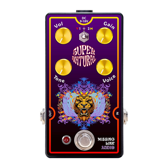 Missing Link Audio Super Natural Overdrive Effects Pedal 