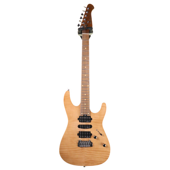 Harley Benton Fusion III HSH Roasted FNT Electric Guitar, Natural (pre-owned)