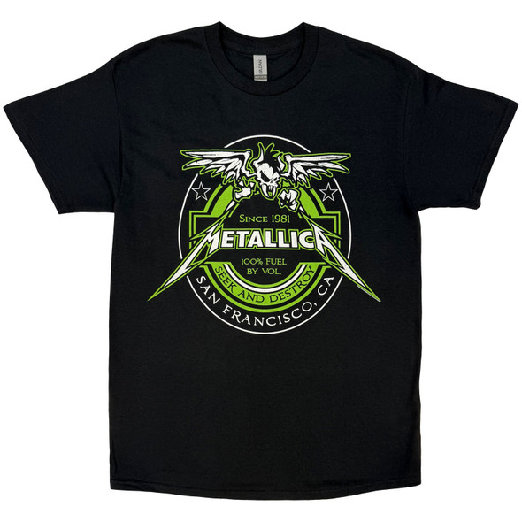 Metallica Unisex T-Shirt: Fuel (Black) Large 