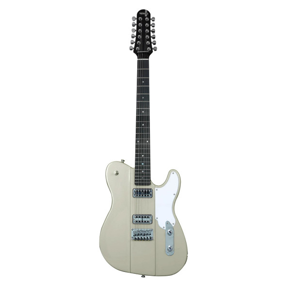 Shergold Telstar Standard ST14 12-String Electric Guitar, Champagne Gold 