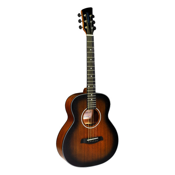 Brunswick BSM100TB Super Mini 3/4 Size Acoustic Guitar, Tobacco Burst 