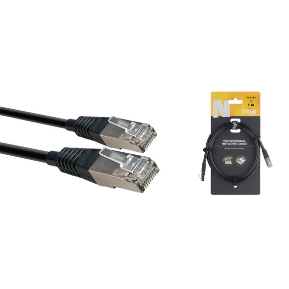 Stagg NCC1RJ 1m/3ft RJ45-CAT6 SFTP Cable 