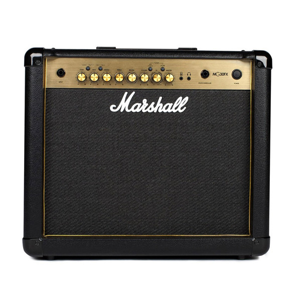 Marshall MG15GFX 15W Guitar Combo with FX, Gold - Absolute Music