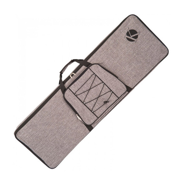 Kinsman KUEB9 Bass Guitar Case, Grey 