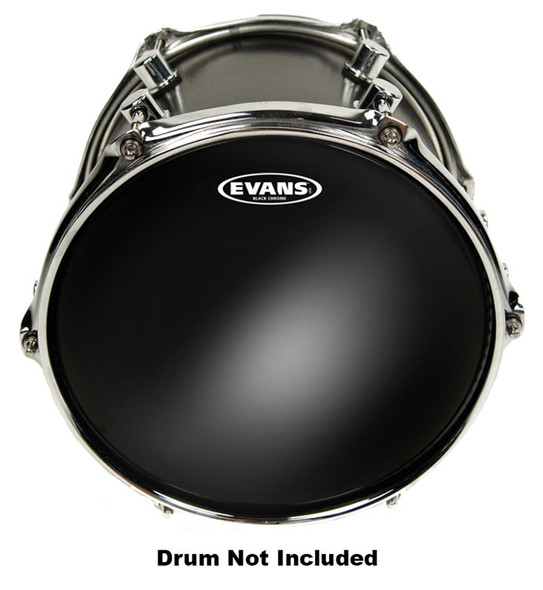 Evans TT10CHR Black Chrome 10 Inch Drum Head 