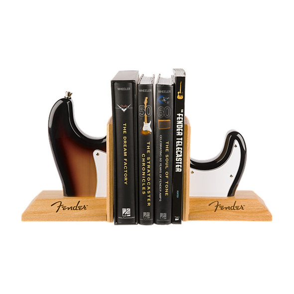 Fender Stratocaster Body Bookends, Sunburst 