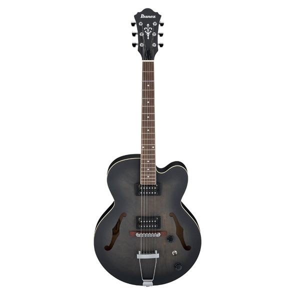 Ibanez AF55-TKF Artcore Electric Guitar, Transparent Black Flat 