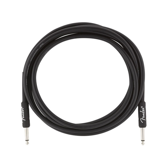 Fender Pro Series 10 foot Instrument Cable, Black 