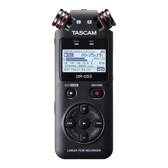 Tascam DR-07X Stereo Handheld Digital Audio Recorder and USB Audio