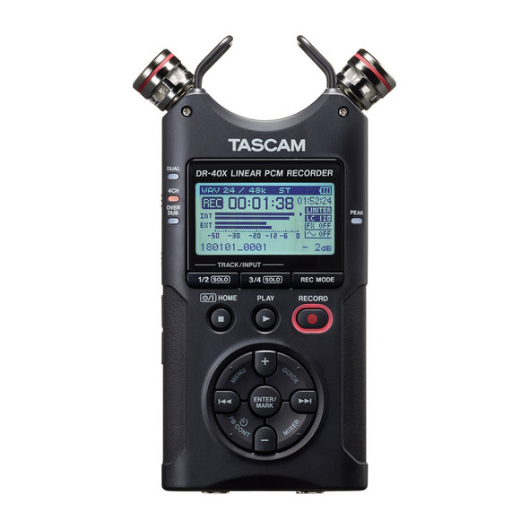 Tascam DR-07X Stereo Handheld Digital Audio Recorder and USB Audio