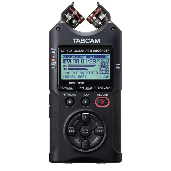 Tascam DR-07X Stereo Handheld Digital Audio Recorder and USB Audio