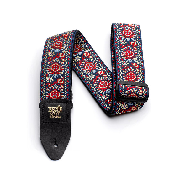 Ernie Ball Jacquard Guitar Strap, Royal Bloom 