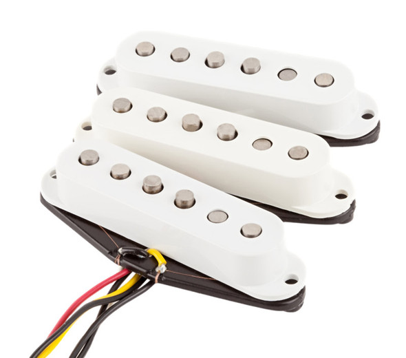 Fender Tex Mex Strat Pickups, Set of 3, White  