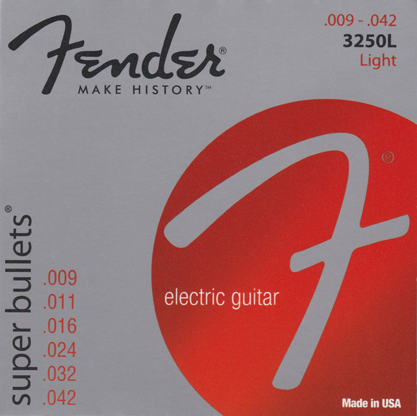 Fender Super Bullets 3250L Electric Guitar Strings 9-42 