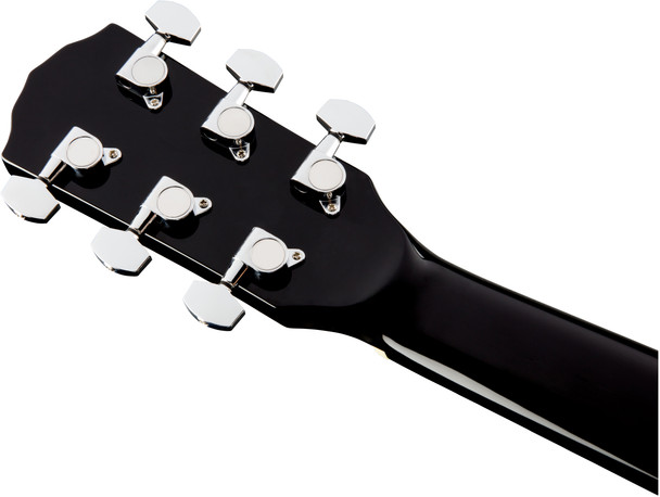 Fender CD-60SCE Dreadnought Electro-Acoustic Guitar, Black, Walnut 