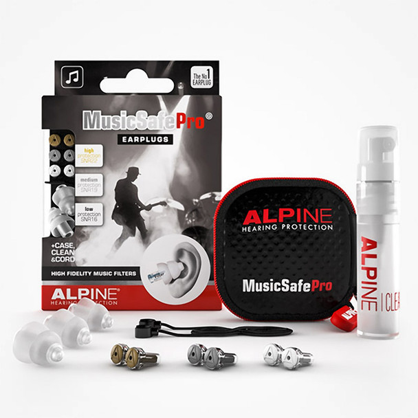 Alpine MusicSafe Pro Transparent Ear Plugs in Case 