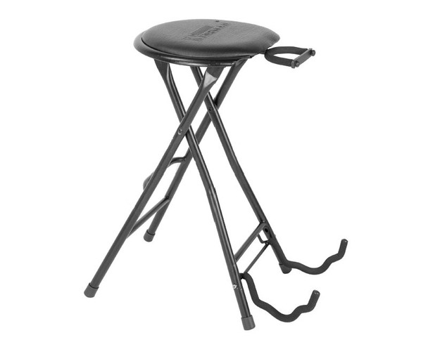 Kinsman Guitarists Dual Stool, Combo Stand and Stool 