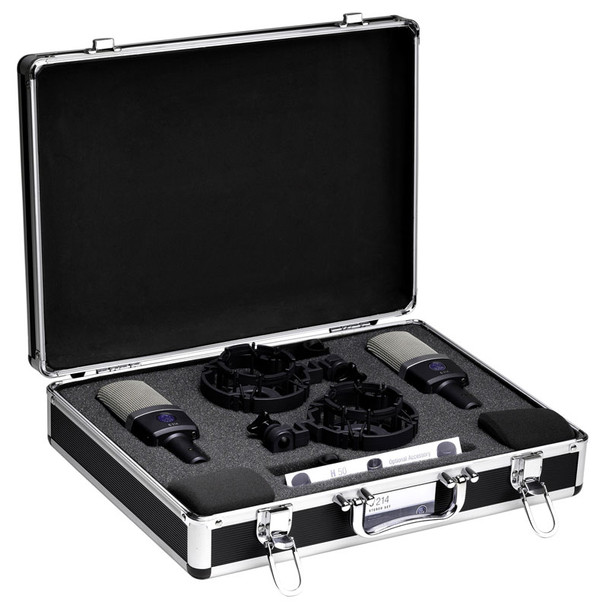 AKG C214 condenser microphones (stereo pair) - Absolute Music